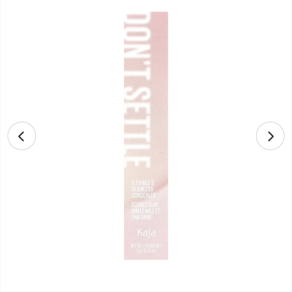 Kaja‎ Don't Settle, Flexible & Seamless Concealer, 02 Banana Milk, 0.24 oz (7 g)